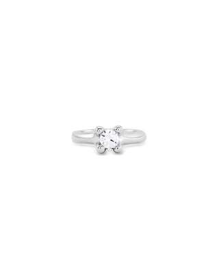 UNOde50 Ring with white zirconia