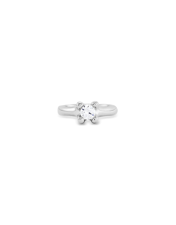 UNOde50 Ring with white zirconia