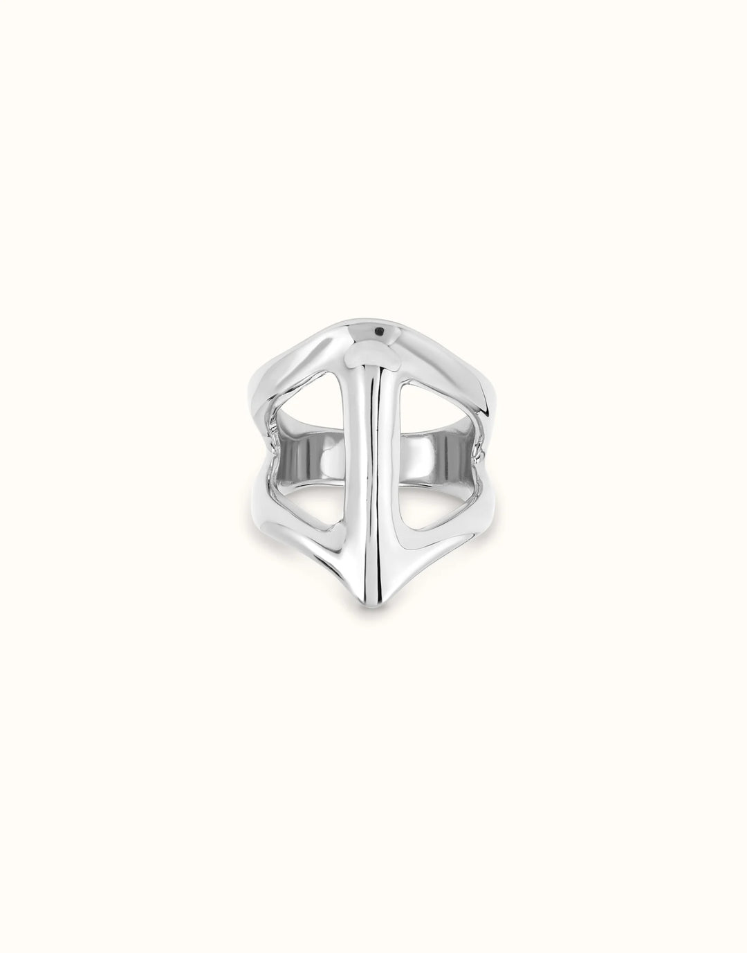 UNOde50 Manta ray-shaped ring - Silver