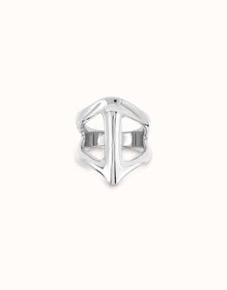UNOde50 Manta ray-shaped ring - Silver