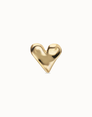 UNOde50 Maxi ring with heart shape Gold