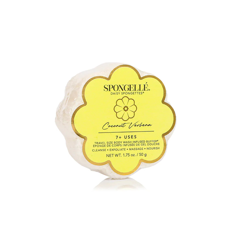 Spongelle  Coconut Verbena | Daisy Spongette 1.75oz