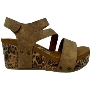 Atlas Sandal - Leopard Tan