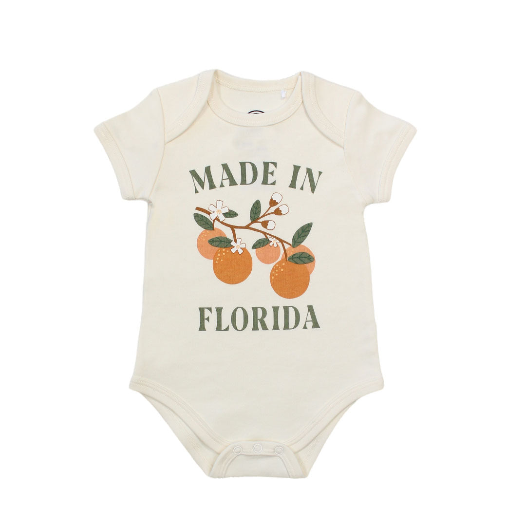 Emerson &amp; Friends Made in Florida Oranges Onesie B-1005