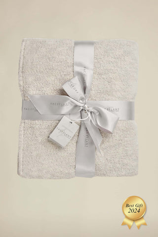 Faceplant Dreams Bamboo Plush Throw Blanket - Heathered Fog