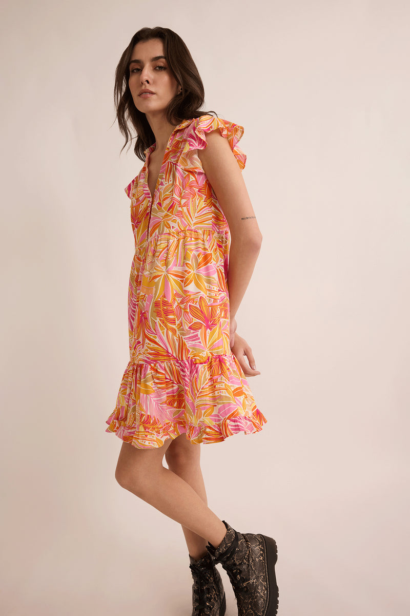 Mia Tropicales Shirt Dress