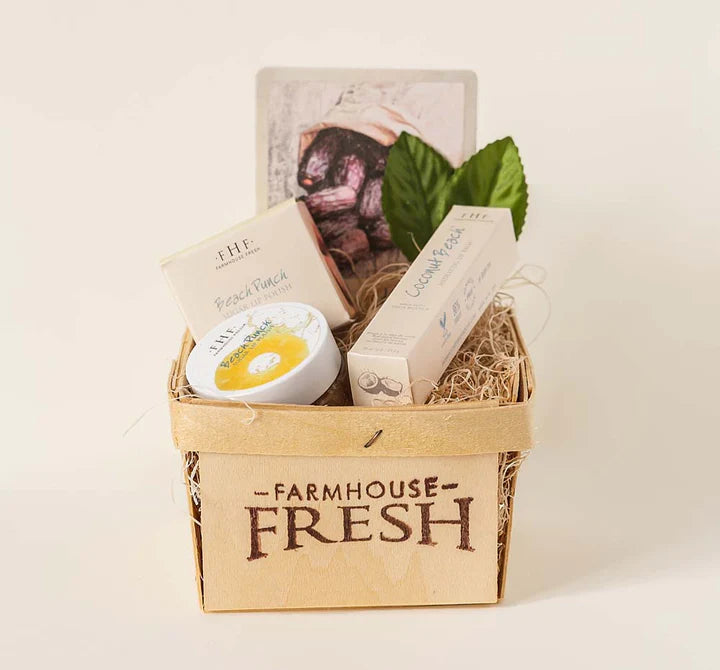 Farmhouse Fresh Beach Lip Gift Basket