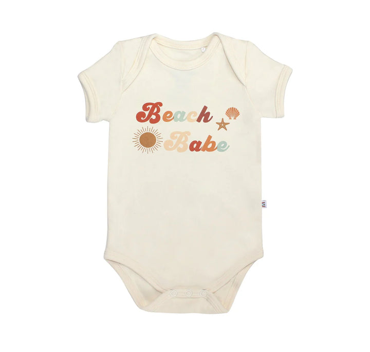 Emerson &amp; Friends Beach Babe Cotton Baby Onesie