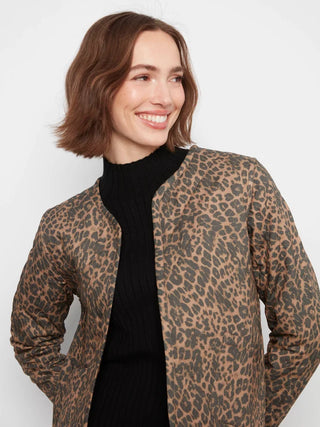 Charlie B Reversible Animal Print Quilted Jacket - Imprint