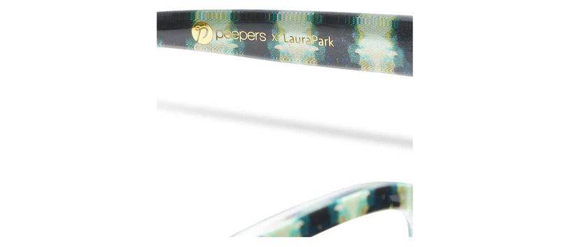 Peepers Readers Laura Park Design Birdie Orchid Blossom Navy Colorblock