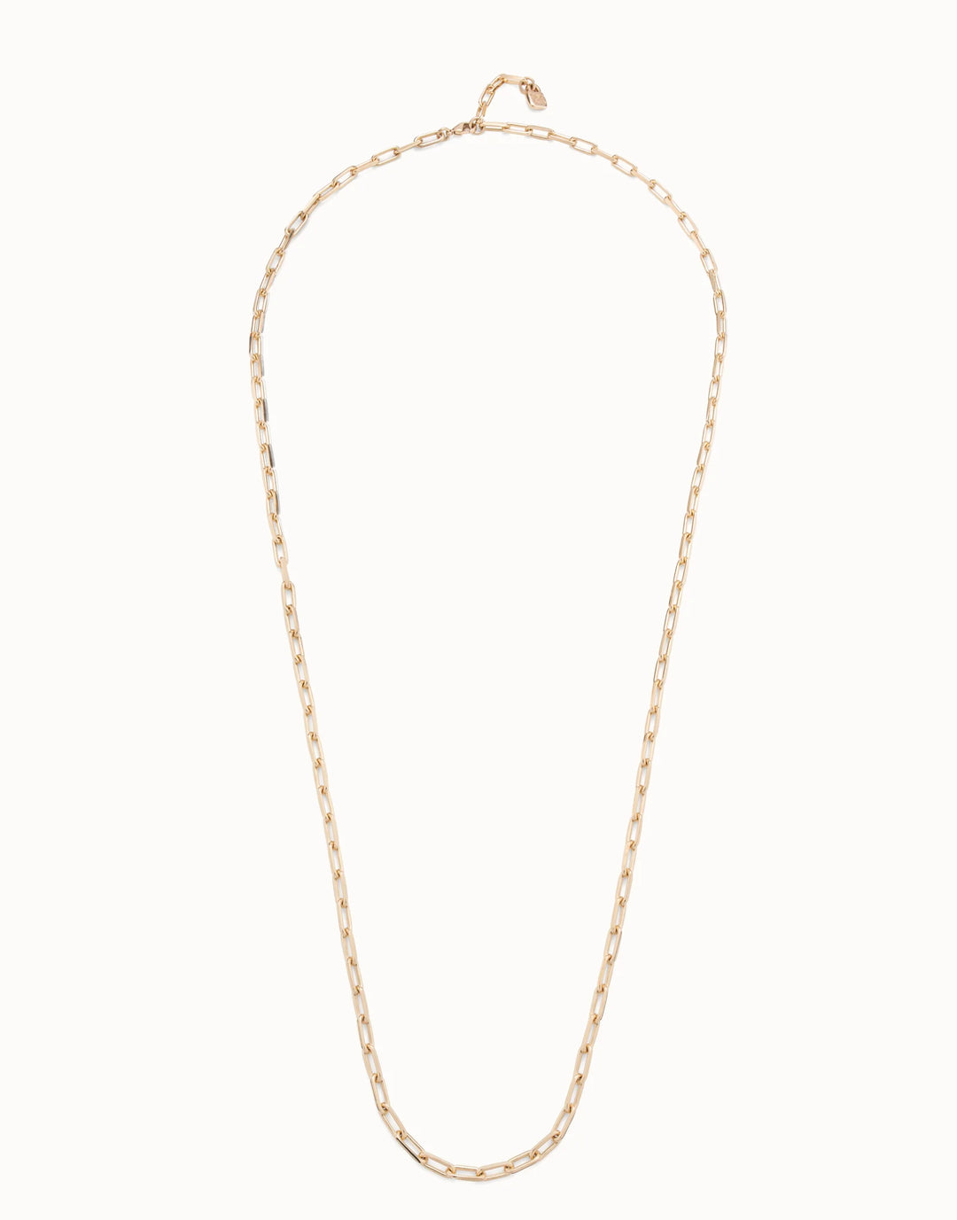UNODe50 Long link chain necklace Gold