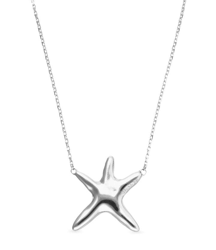 UNODe50 Necklace Stellaris Medium necklace with starfish Silver