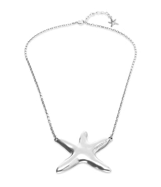 UNODe50 Necklace Stellaris Medium necklace with starfish Silver