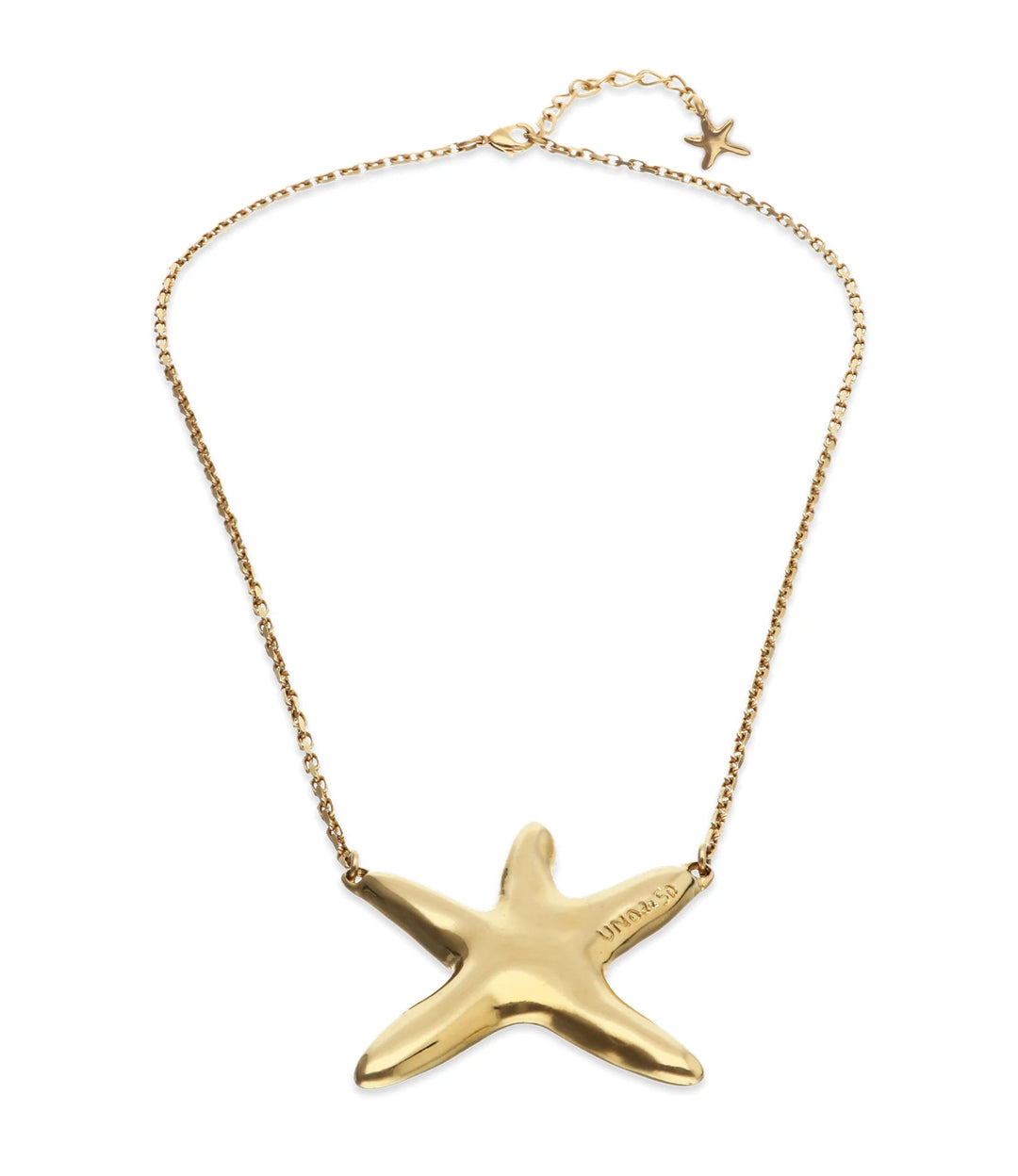 UNODe50 Necklace Stellaris Medium necklace with starfish Gold