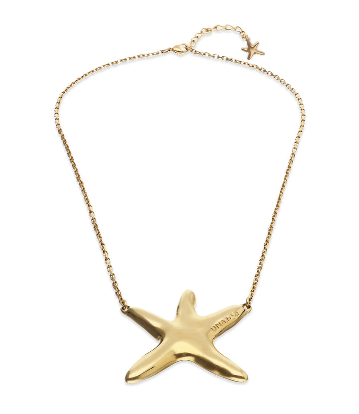 UNODe50 Necklace Stellaris Medium necklace with starfish Gold
