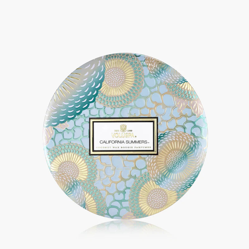Voluspa - California Summers 3-Wick Tin