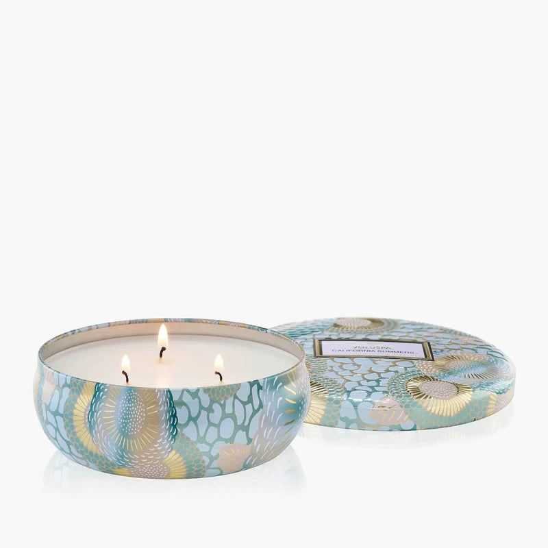 Voluspa - California Summers 3-Wick Tin