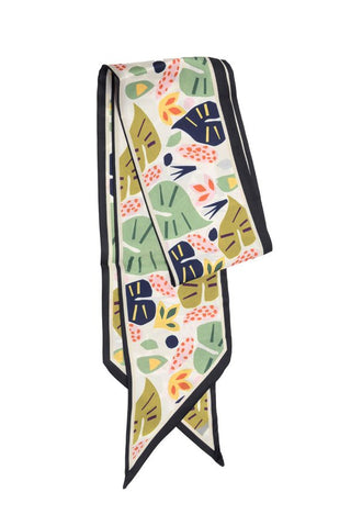 Joy Susan Leafy Double Sided Scarf