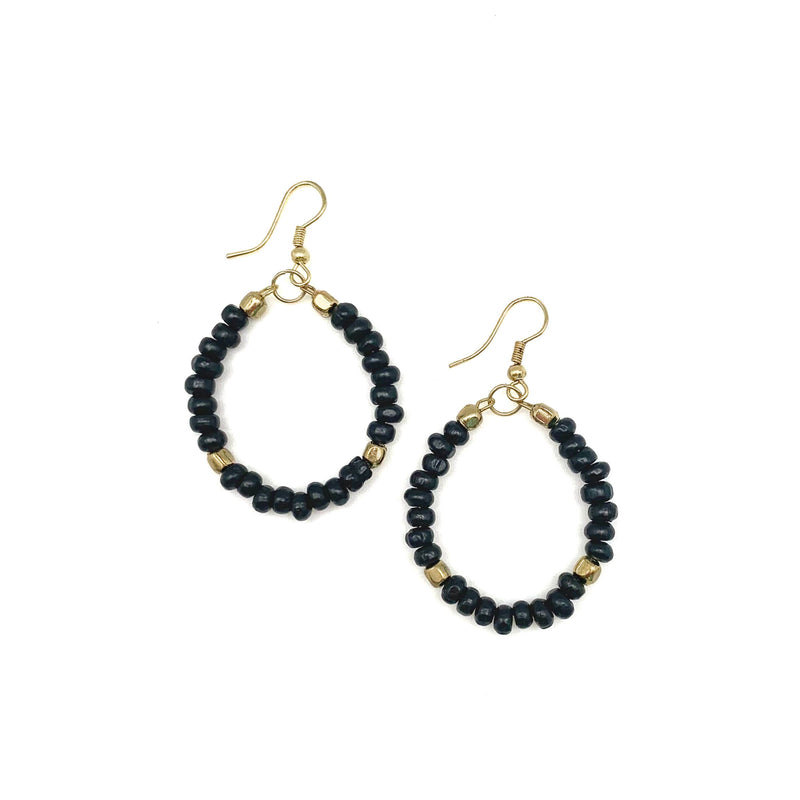 Anju Sachi Chromatic Hue Earrings - Charcoal