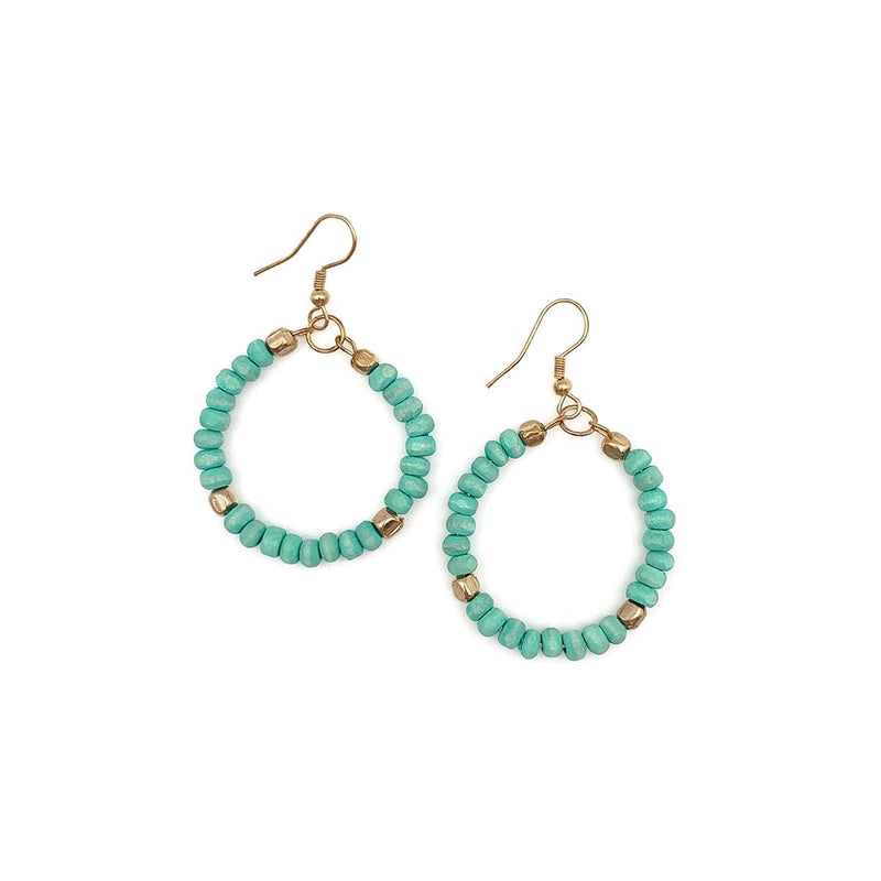 Anju Sachi Chromatic Hue Earrings - Sea Green