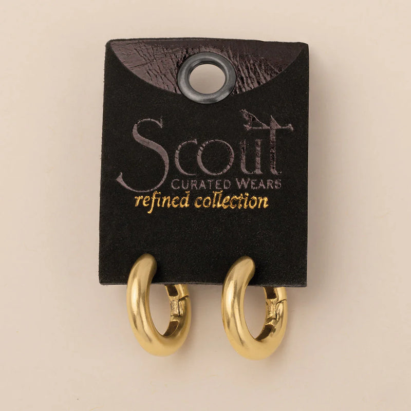 Scout - Refined Earring Collection - Stellar Hoop/Gold Vermeil