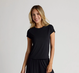 Faceplant Dreams Classic Crew Neck Tee Black
