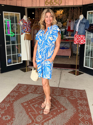 Ocean Garden Mini Dress