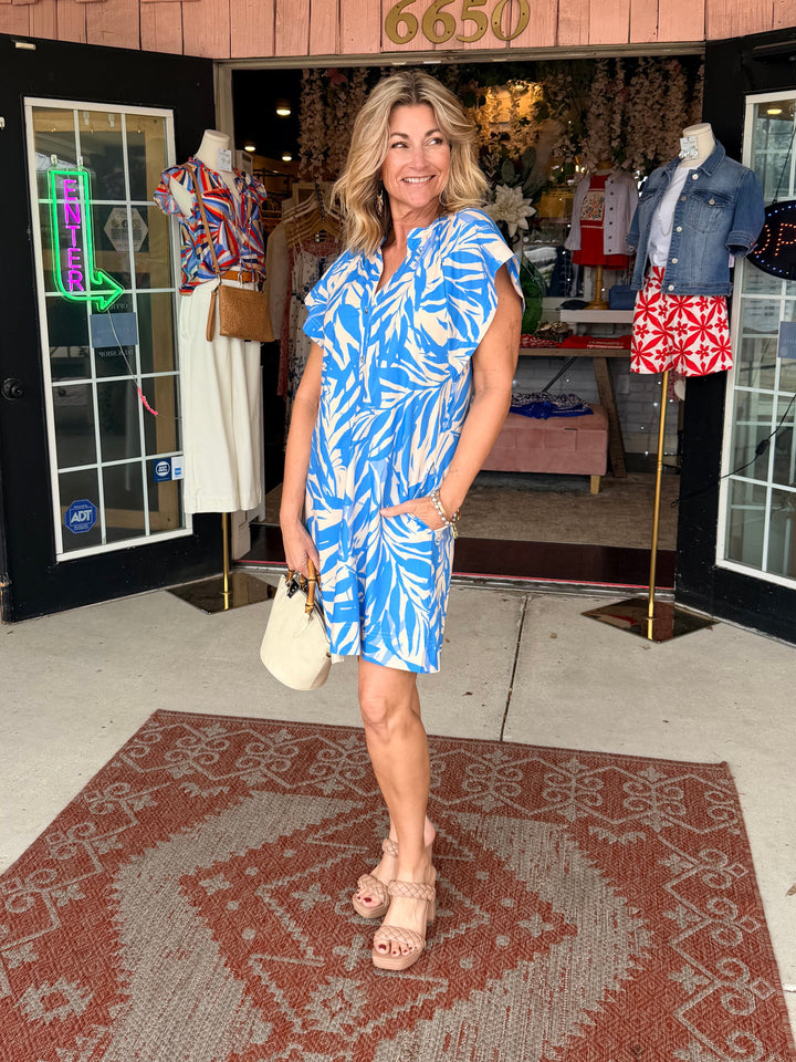 Ocean Garden Mini Dress