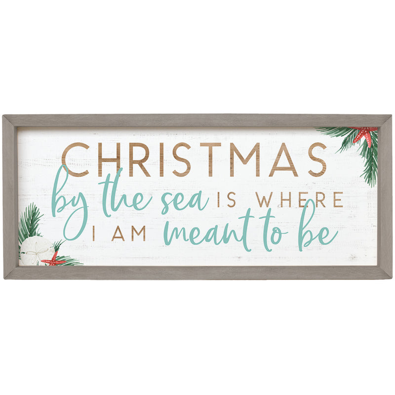 FINAL SALE Christmas by the Sea Sign