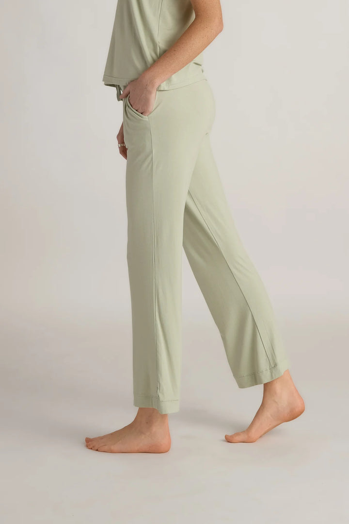 Faceplant Dreams Long Lounge Pants - Sage
