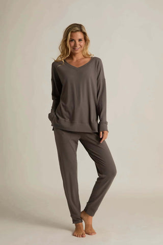 Faceplant Dreams Soft Pullover - Soft Grey
