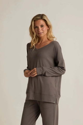 Faceplant Dreams Soft Pullover - Soft Grey