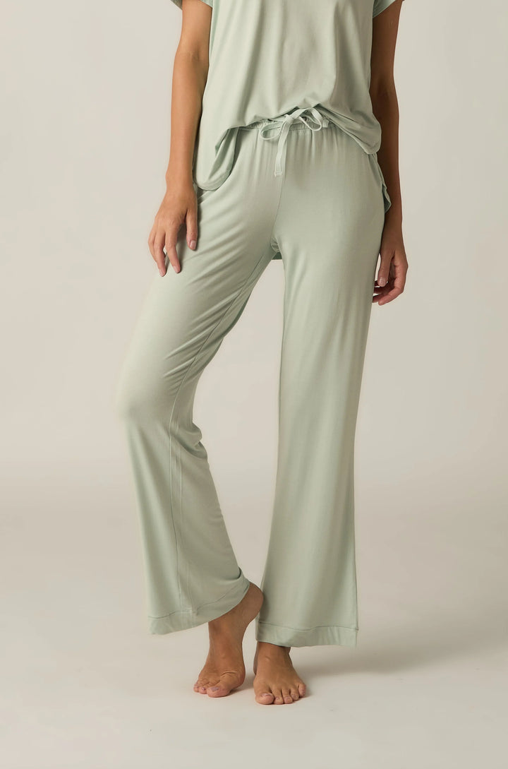 Faceplant Dreams Long Lounge Pants - Sage