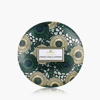Voluspa - French Cade Lavender 3-Wick Candle Tin