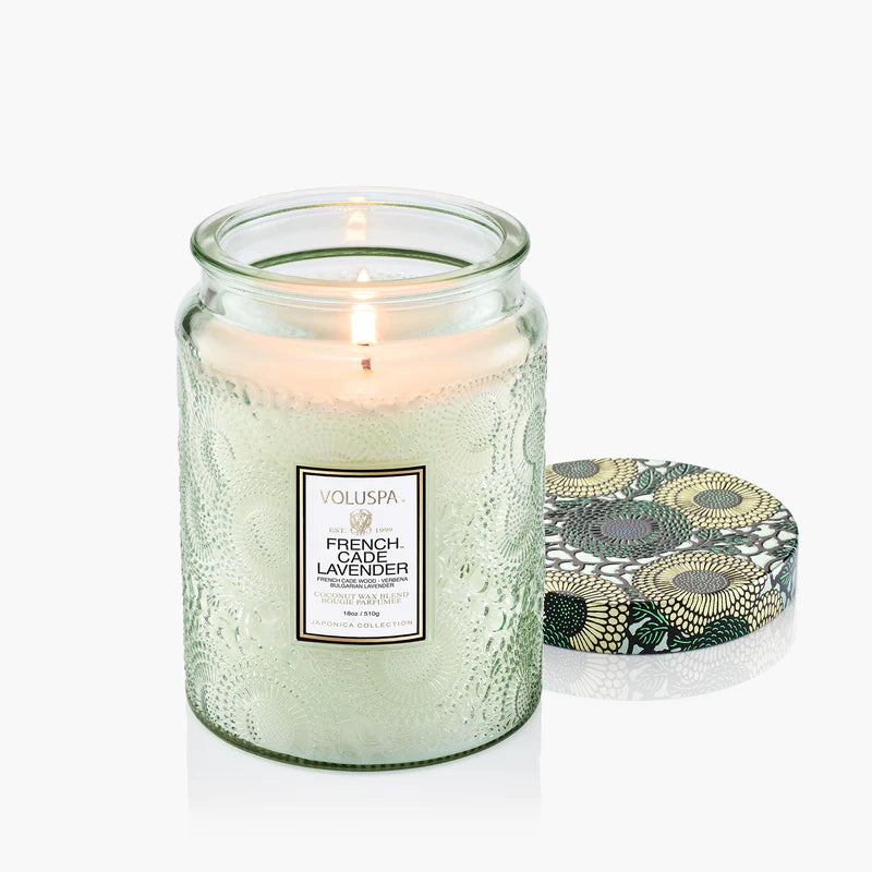 Voluspa - French Cade Lavender Large Jar Candle