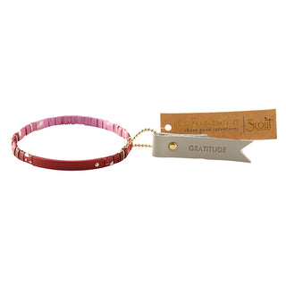 Scout - Good Karma Ombre Bracelet - Gratitude Mulberry/Silver
