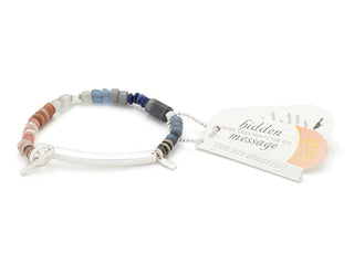 Scout Hidden Message Bracelet - Amazing/Labradorite/Silver