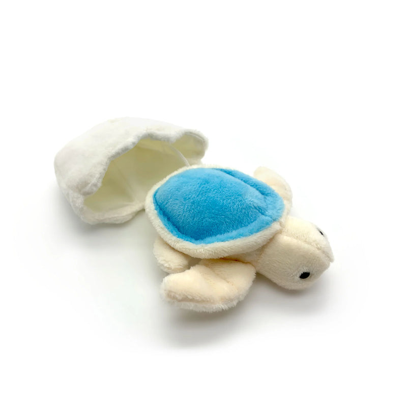 Happy Hatchlings: "Buzz" Hatchling Turtle Plush Toy (blue)