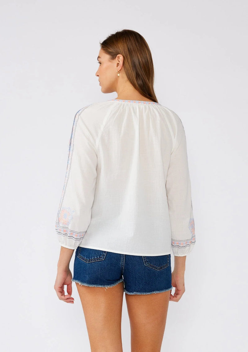 FINAL SALE Pippa Embroidered Blouse