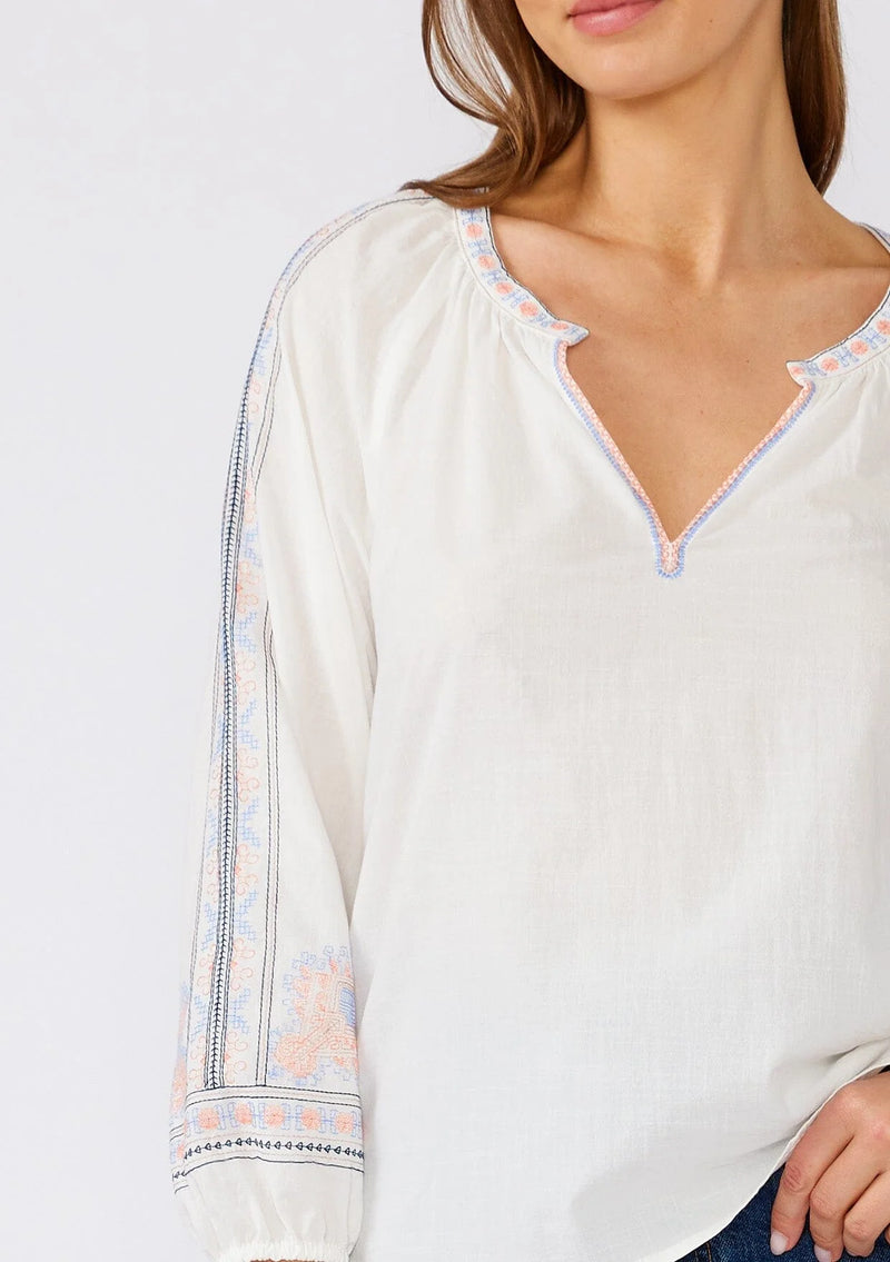 FINAL SALE Pippa Embroidered Blouse