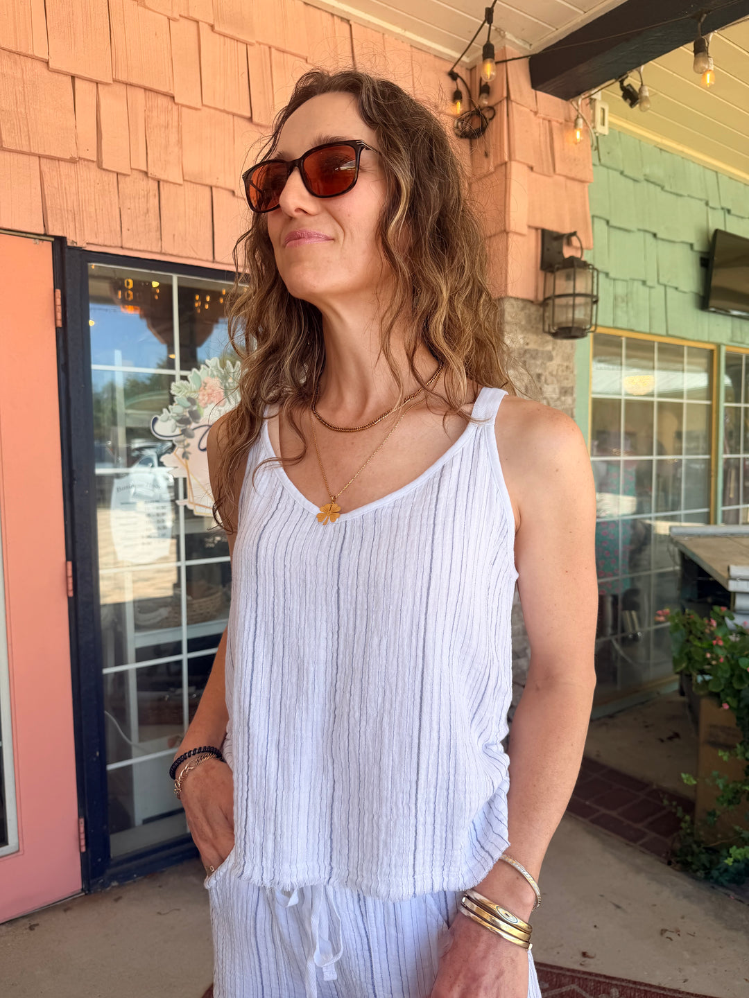 XCVI Grethel Tank White