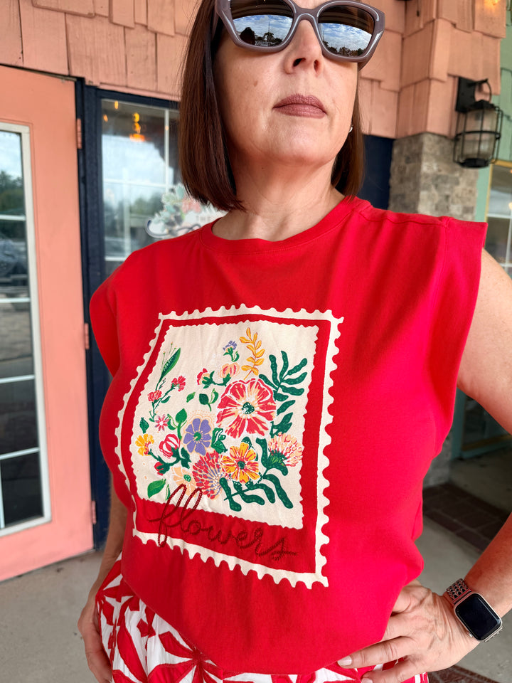 Bella Mare Embroidered Tee