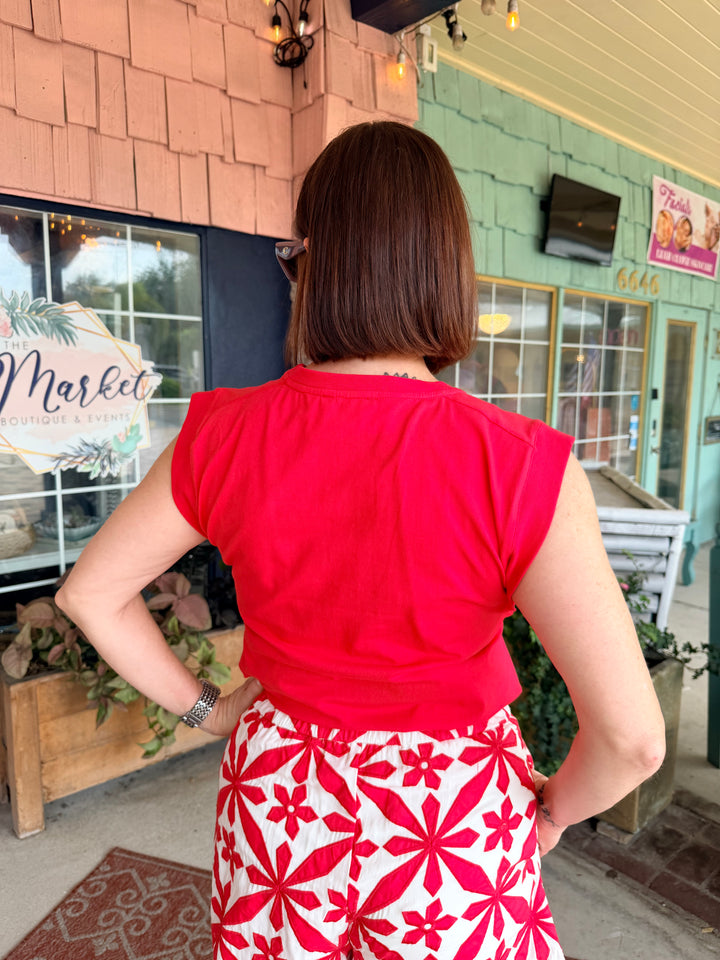Bella Mare Embroidered Tee