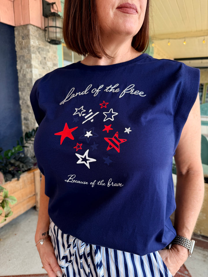 Land of the Free Graphic Tee