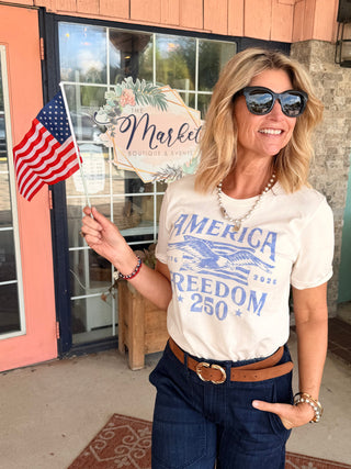 America Freedom 250 Graphic T-shirt - Two Colors