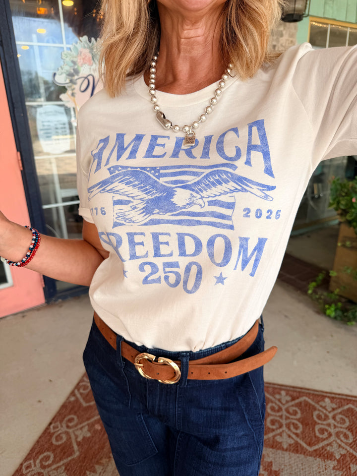 America Freedom 250 Graphic T-shirt - Two Colors