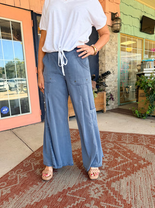 XCVI Tovell Twill Cargo Pant Hypnotic Pigment
