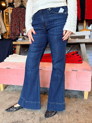 Liverpool Hannah Outlaw Flare " Inseam Duskwood Blue
