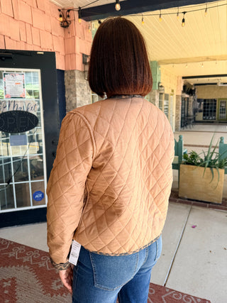 Charlie B Reversible Animal Print Quilted Jacket - Imprint