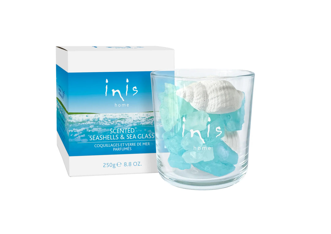 NEW! Inis Home Scented Seashells &amp; Sea Glass 8.8 Oz.